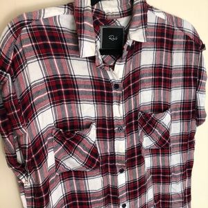 Rails Plaid Short Sleeved Button Down Shirt